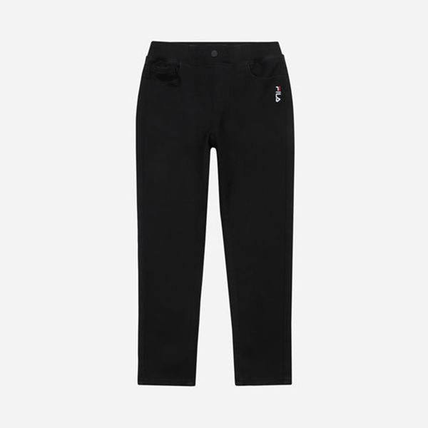 Fila School Denim Boy's Pants - Black,NZ 419-56174